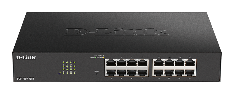 D-Link DGS-1100-26MPV2 26-Port Gb PoE+ Smart Managed Switch